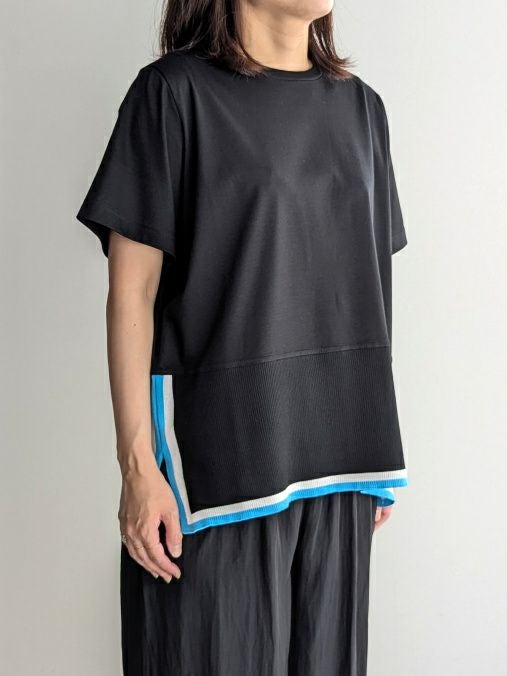 EMUEエミュ 裾切り替えカットソー 【全2色】 | ITAL STYLE WEAR