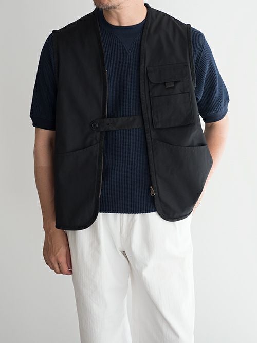 KENNETH FIELDケネスフィールド GUIDE VEST BLACK | ITAL STYLE WEAR
