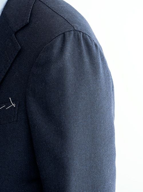 TITO ALLEGRETTO ティトアレグレット シングルジャケット NAVY | ITAL