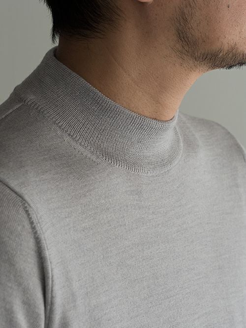 Morgano モルガーノ モックネック ウールニット 【全2色】 | ITAL