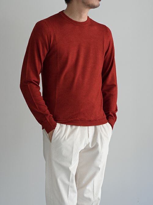 BAFY ケーブル編クルーネックニット BAFY バフィー クルーネック ウールニット【全3色】 | ITAL STYLE WEAR