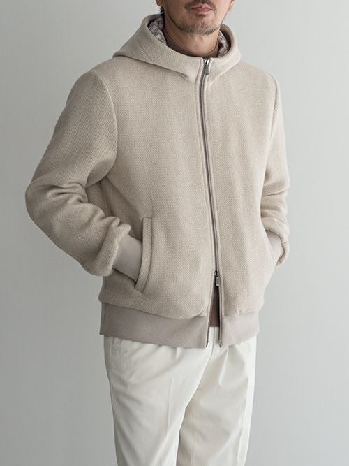 Drumohrドルモア ニットブルゾン BEIGE | ITAL STYLE WEAR