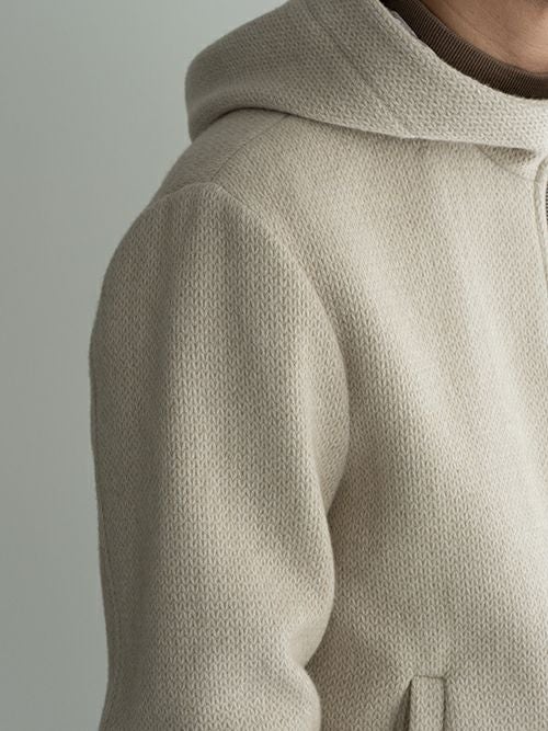 Drumohrドルモア ニットブルゾン BEIGE | ITAL STYLE WEAR