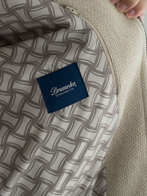 Drumohrドルモア ニットブルゾン BEIGE | ITAL STYLE WEAR