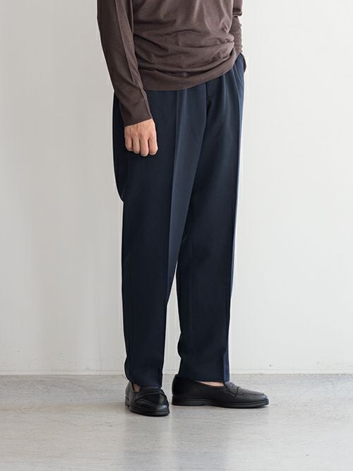 CELLAR DOOR セラードア シャーリングイージーパンツ CIAK BL NAVY