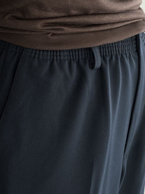 CELLAR DOOR セラードア シャーリングイージーパンツ CIAK BL NAVY