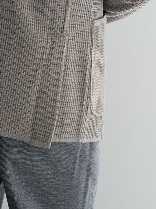LARDINI ラルディーニ ワッフル編みニットジャケット 【全2色】 | ITAL