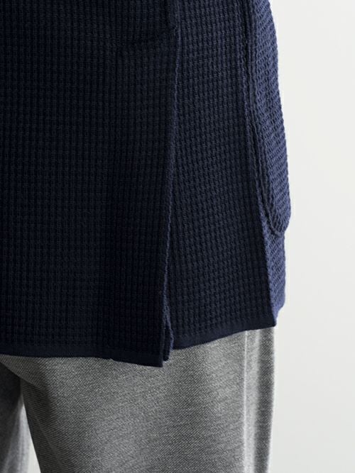 LARDINI ラルディーニ ワッフル編みニットジャケット 【全2色】 | ITAL
