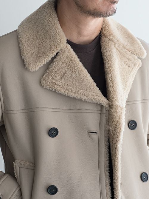 EMMETI エンメティ ムートンPコート AVON SP L.BROWN | ITAL STYLE WEAR