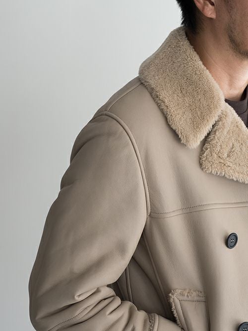 EMMETI エンメティ ムートンPコート AVON SP L.BROWN | ITAL STYLE WEAR