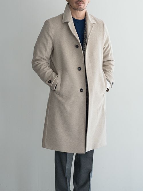 BRERASブレラス ステンカラーコート BEIGE | ITAL STYLE WEAR
