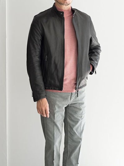 Garret ギャレット シングルライダース BLACK | ITAL STYLE WEAR