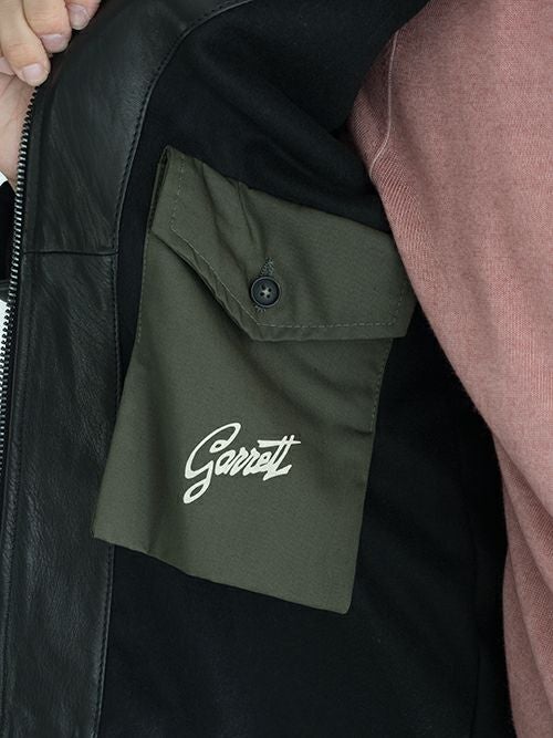 Garret ギャレット シングルライダース BLACK | ITAL STYLE WEAR