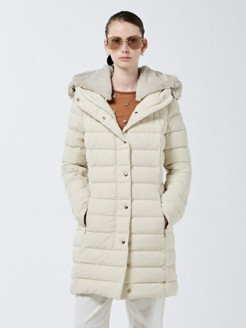 CAPEHORN SANTACRUZ ECOFUR ホワイトダウンジャケット CAPE HORN】SANTACRUZ ECOFUR | Viaggio Blu（ビアッジョブルー