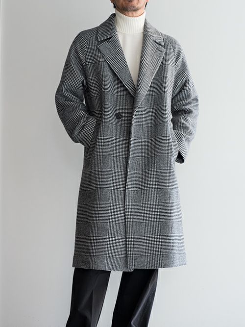 Hevo イーヴォ セミダブルコート SURBO BLACK.C | ITAL STYLE WEAR