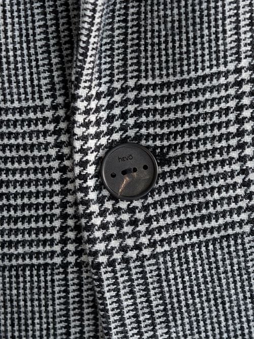 Hevo イーヴォ セミダブルコート SURBO BLACK.C | ITAL STYLE WEAR