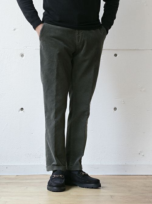 OUTLET】 【SALE】40WEFT フォーティーウェフト コットンテーパード