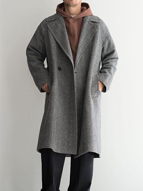 Hevo イーヴォ ベルテッドコート BRINDISI GRAY | ITAL STYLE WEAR
