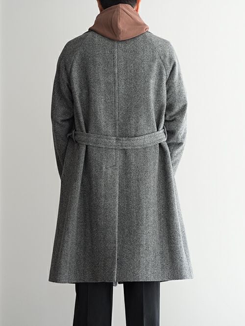 Hevo イーヴォ ベルテッドコート BRINDISI GRAY | ITAL STYLE WEAR