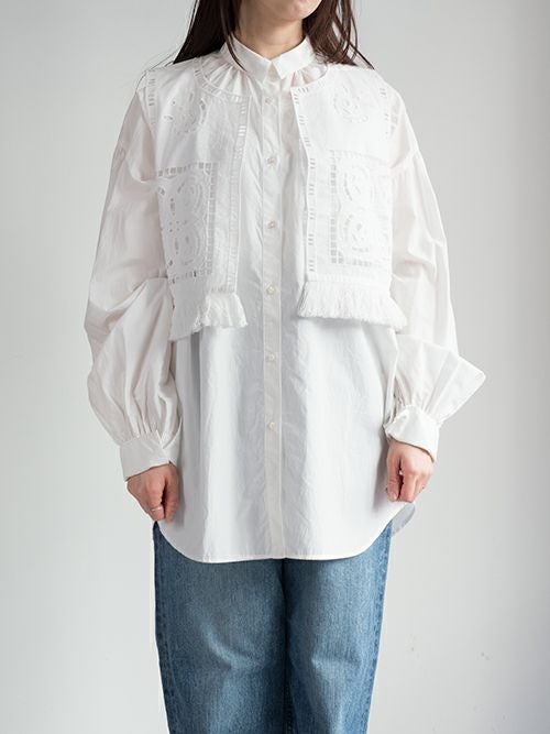 SALE】LE MELANGE ル メランジュ 刺繍ベスト 【全2色】 | ITAL STYLE WEAR