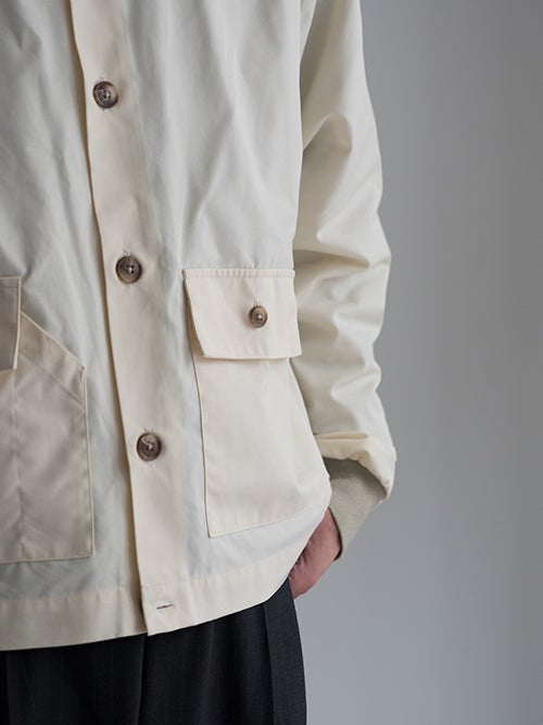 KENNETH FIELD ケネスフィールド DRIVING JACKET OFFWHITE | ITAL