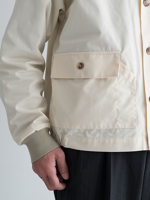KENNETH FIELD ケネスフィールド DRIVING JACKET OFFWHITE | ITAL