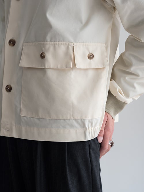 KENNETH FIELD ケネスフィールド DRIVING JACKET OFFWHITE | ITAL