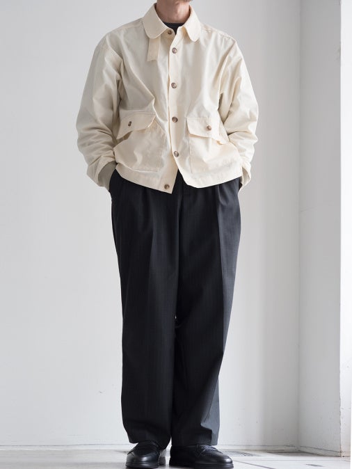 KENNETH FIELD ケネスフィールド DRIVING JACKET OFFWHITE | ITAL