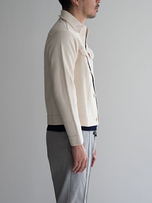 SALE】LARDINI ラルディーニ ミラノリブジャケット OFFWHITE | ITAL