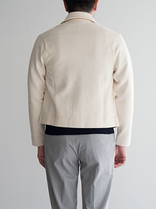 LARDINI ラルディーニ ミラノリブジャケット OFFWHITE | ITAL STYLE WEAR