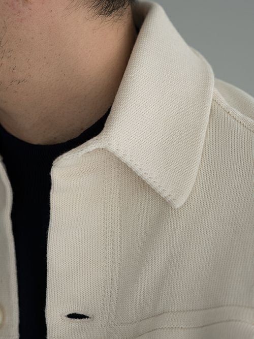 LARDINI ラルディーニ ミラノリブジャケット OFFWHITE | ITAL STYLE WEAR