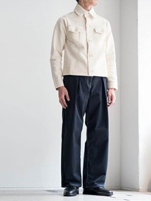 LARDINI ラルディーニ ミラノリブジャケット OFFWHITE | ITAL STYLE WEAR