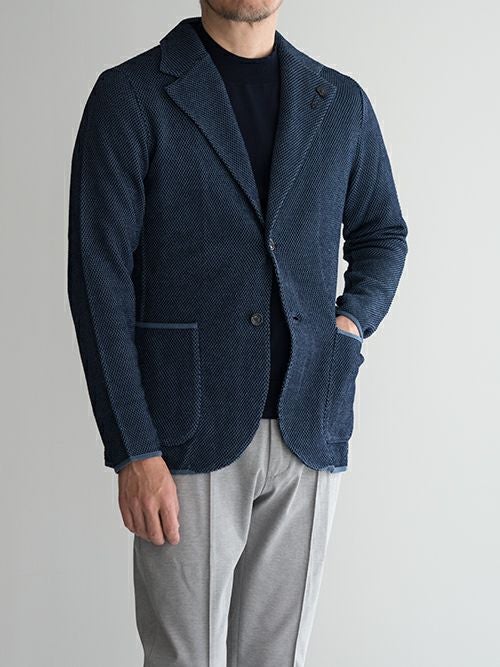 LARDINI ラルディーニ コットンニットジャケット 【全2色】 | ITAL