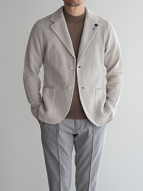 LARDINI ラルディーニ コットンニットジャケット 【全2色】 | ITAL