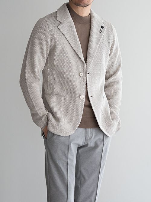 LARDINI ラルディーニ コットンニットジャケット 【全2色】 | ITAL