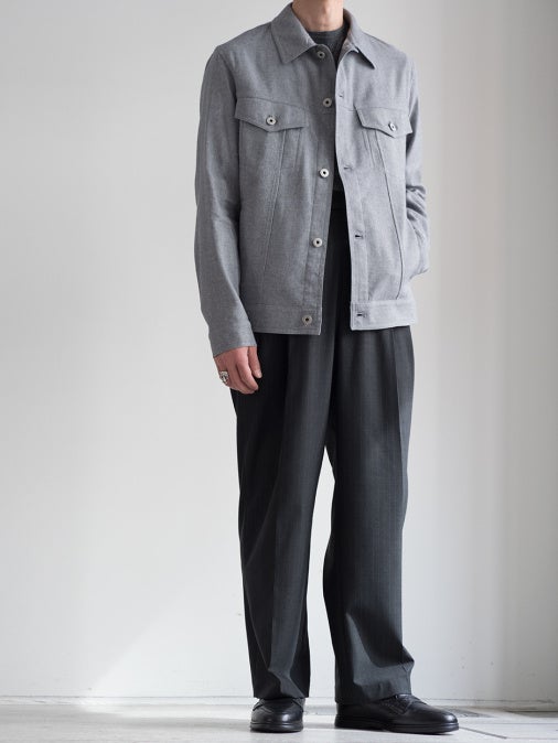 Hevo イーヴォ デニムジャケット CARPINO L.GRAY | ITAL STYLE WEAR