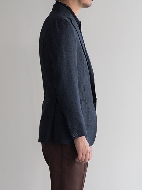 TITO ALLEGRETTO ティトアレグレット シングルジャケット NAVY | ITAL