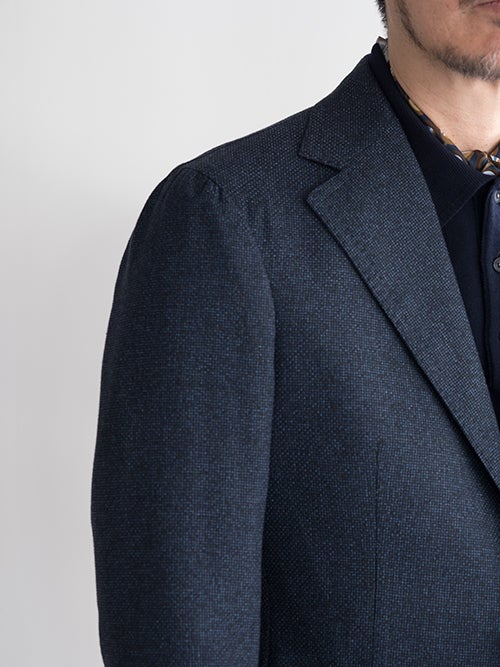 TITO ALLEGRETTO ティトアレグレット シングルジャケット NAVY | ITAL