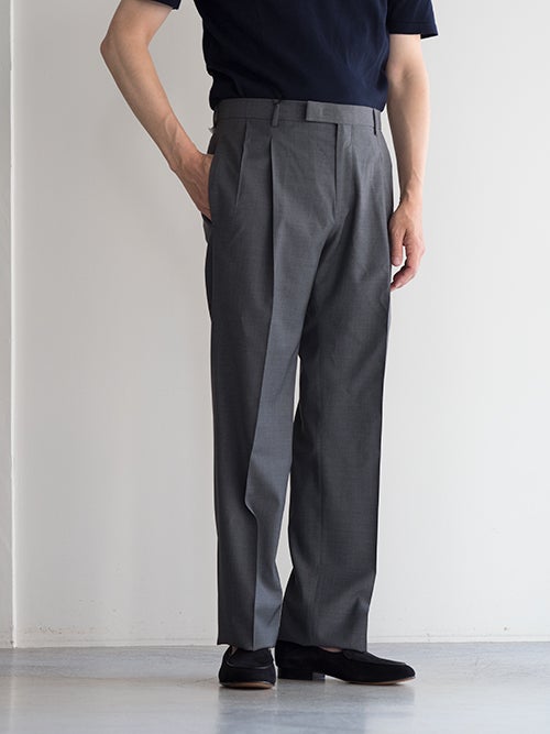 GERMANO ジェルマーノ ウールチェックパンツ GRAY.C | ITAL STYLE WEAR