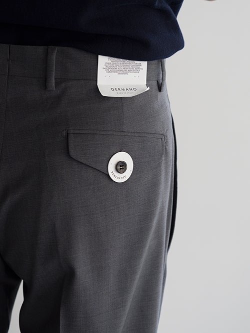 GERMANO ジェルマーノ ウールスラックス GRAY | ITAL STYLE WEAR