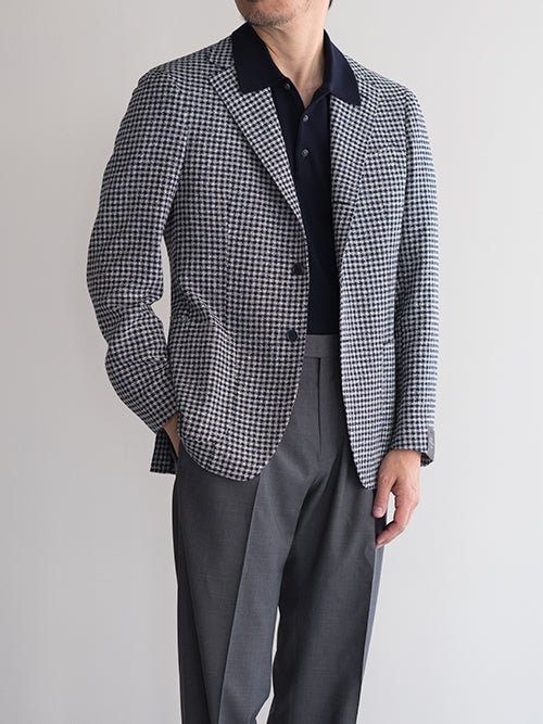 Tito Allegretto ティトアレグレット 千鳥格子スーツ TITO ALLEGRETTO ティトアレグレット 千鳥格子柄シングルジャケット