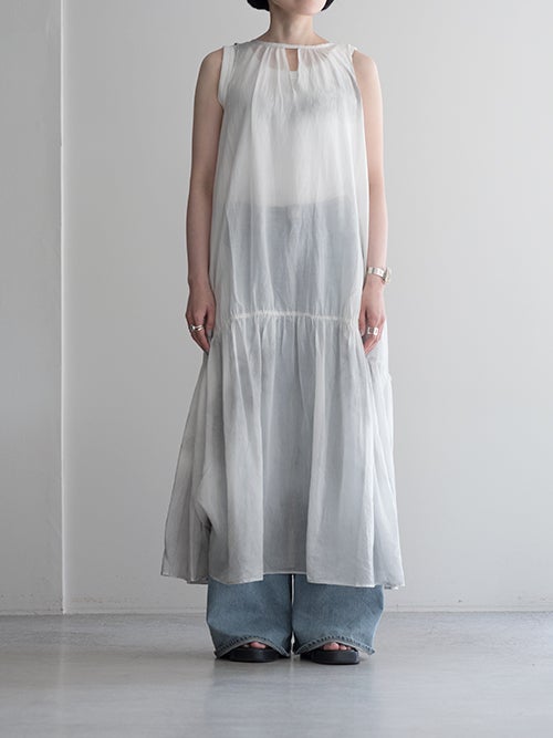 【最終値下げ】新品未使用 enrica エンリカ　ワンピース ENRICA エンリカ ムラ染めワンピース GREY | ITAL STYLE WEAR