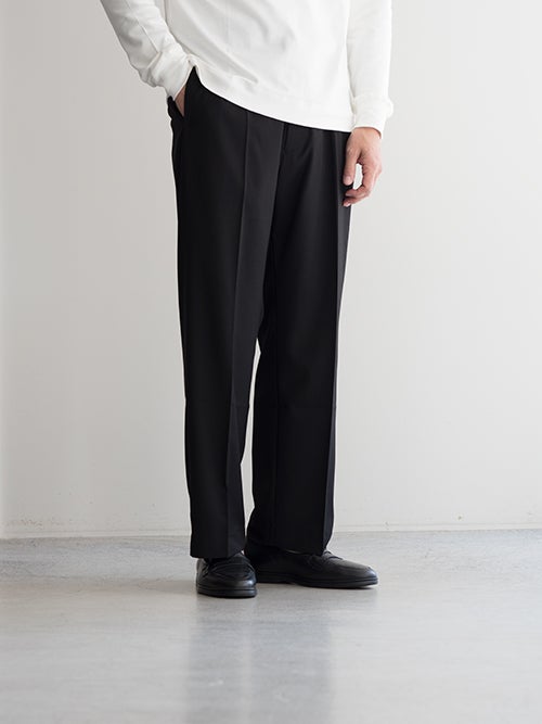 SALE】I'M BRIAN アイムブライアン ワイドイージーパンツ BLACK | ITAL