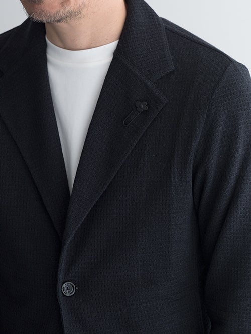 LARDINI ラルディーニ リネンブレンド ニットジャケット 【全2色