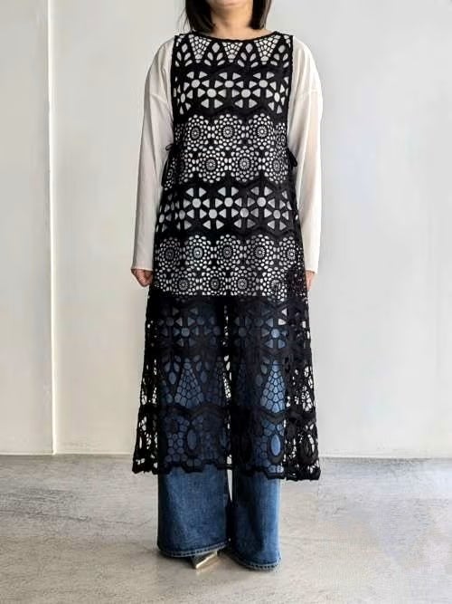 MATOKAMATOKA マトカマトカ レースワンピース BLACK | ITAL STYLE WEAR
