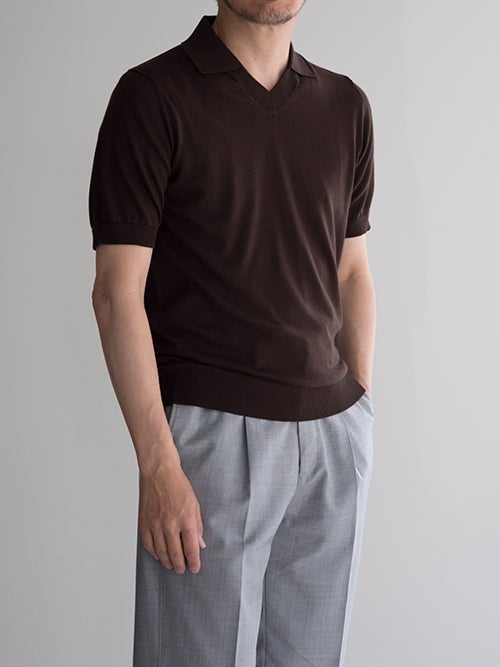 Morgano モルガーノ ニットポロ 【全3色】 | ITAL STYLE WEAR