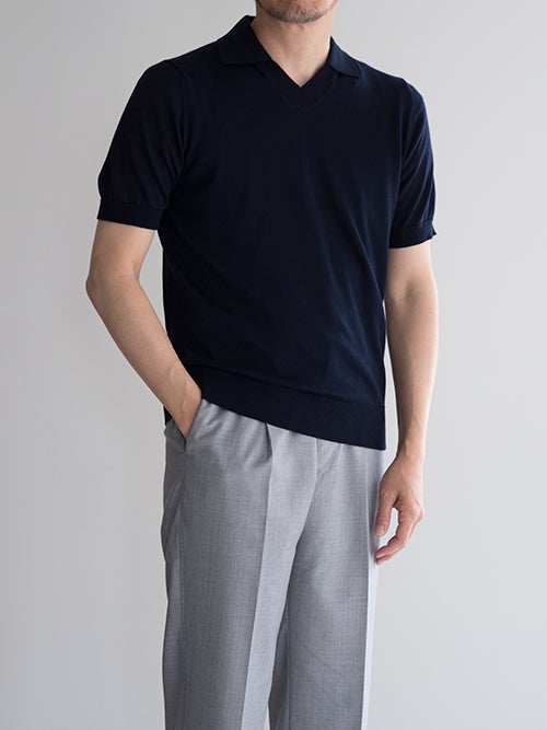 Morgano モルガーノ ニットポロ 【全3色】 | ITAL STYLE WEAR