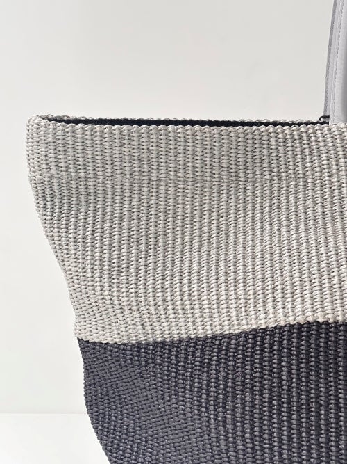 MARCO MASI マルコマージ カゴトートバッグ GRAY/BLACK | ITAL STYLE WEAR