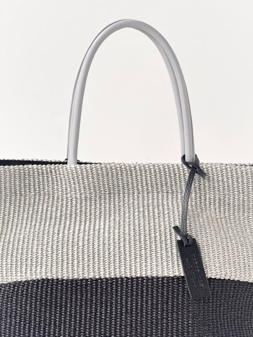 MARCO MASI マルコマージ カゴトートバッグ GRAY/BLACK | ITAL STYLE WEAR