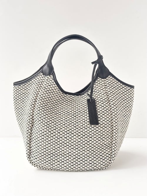MARCO MASI マルコマージ カゴバッグ(M) BK/WH | ITAL STYLE WEAR